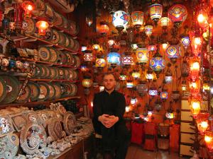 A shop in the Grand Bazaar in Istanbul.