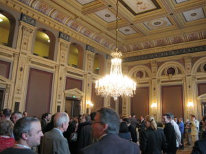 IASSIST conference reception at the Tampere old city hall.