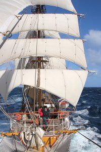 Sailing across the Atlantic