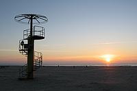 Auringonnousu Sulinassa Mustanmeren rannalla.