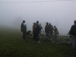 Biking in the fog